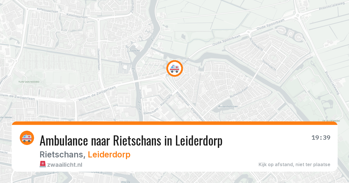Ambulance naar Rietschans in Leiderdorp — 6 jul 2026