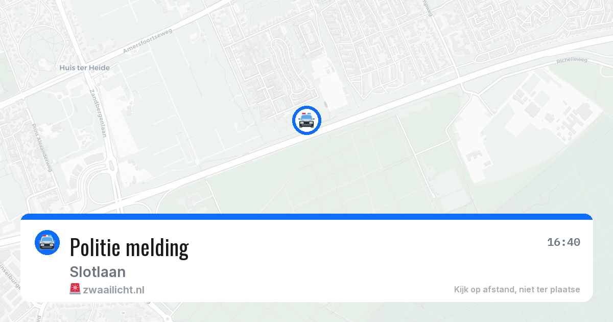 Politie melding — 21 mrt 2026