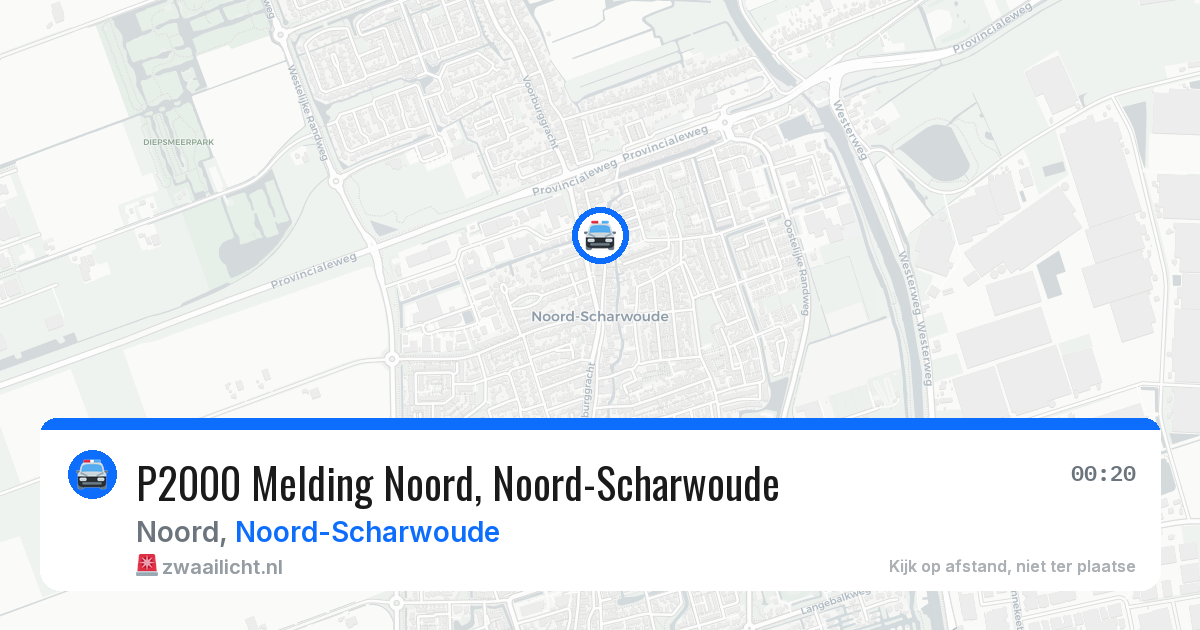 P2000 Melding Noord, Noord-Scharwoude — 4 jun 2026