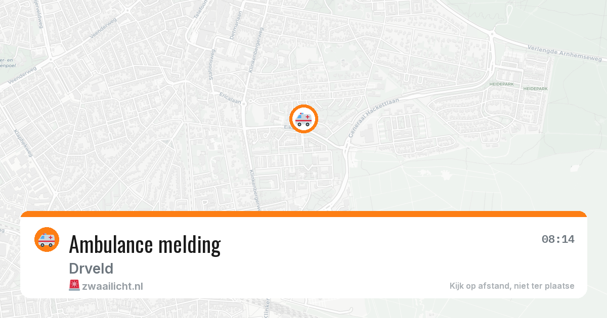 Ambulance melding — 23 feb 2026