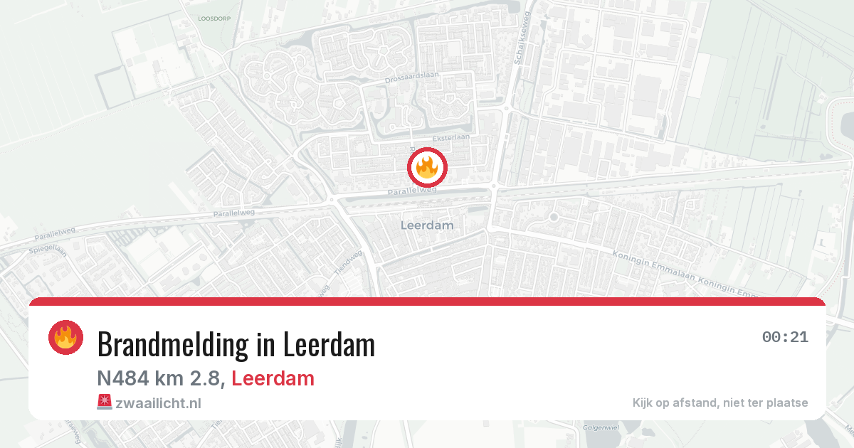 Brandmelding in Leerdam — 19 jun 2026