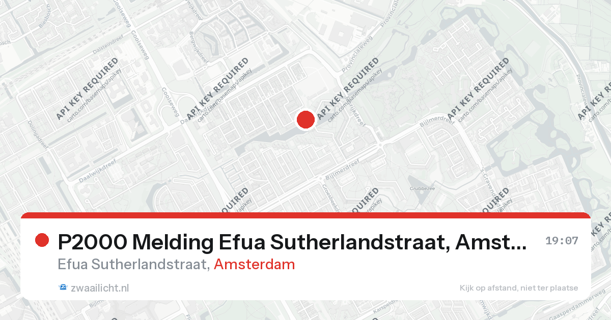 P2000 Melding Efua Sutherlandstraat, Amsterdam — 26 aug 2026