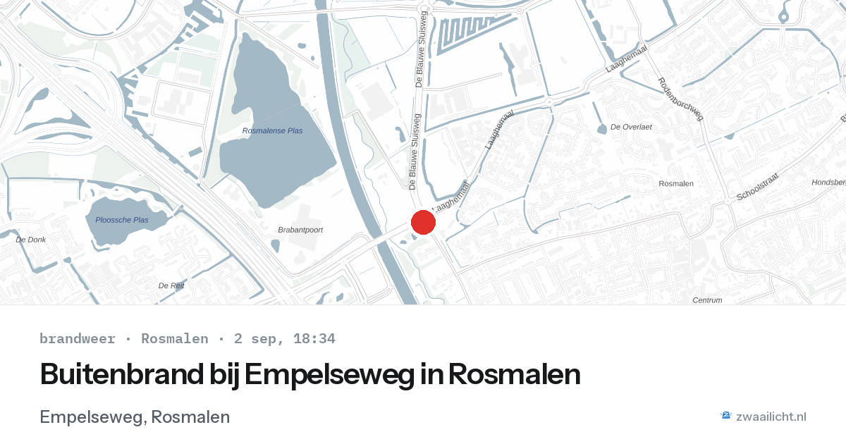 Buitenbrand bij Empelseweg in Rosmalen — 2 sep 2026