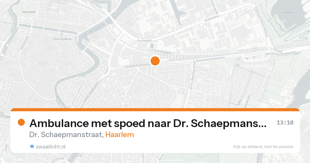 Ambulance met spoed naar Dr. Schaepmanstraat in Haarlem — 5 jun 2026