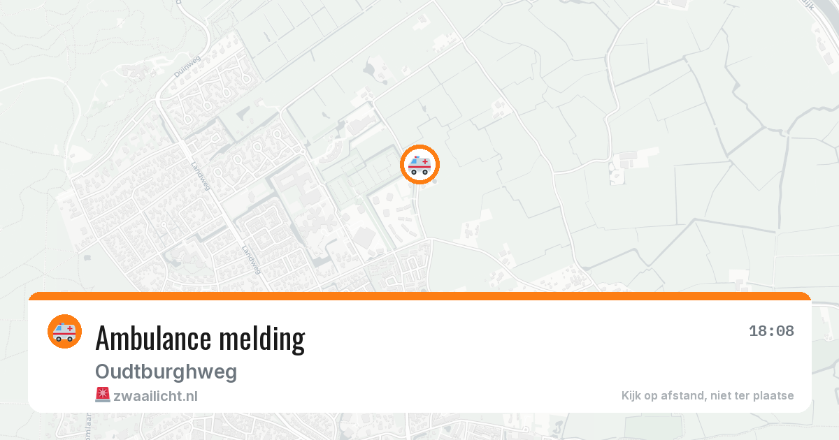 Ambulance melding — 16 jan 2026