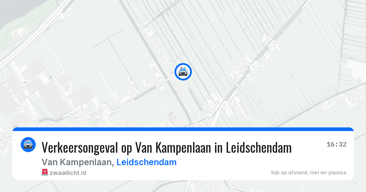 Verkeersongeval op Van Kampenlaan in Leidschendam — 18 jun 2026