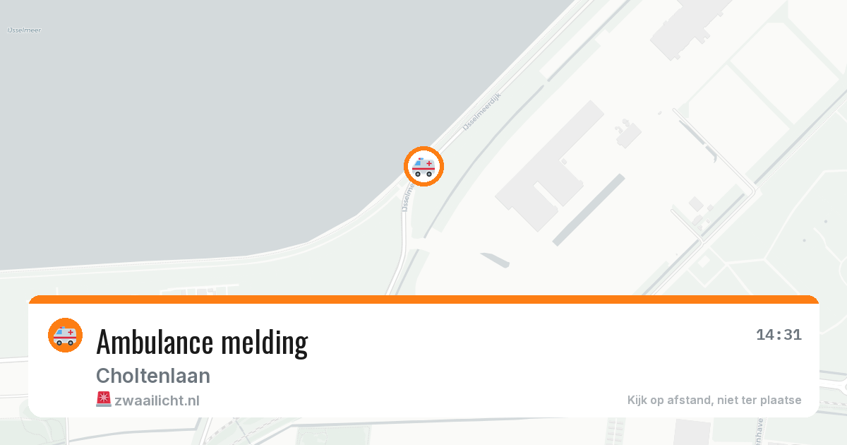 Ambulance melding — 7 jul 2026