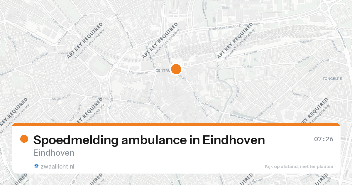 Spoedmelding ambulance in Eindhoven — 7 feb 2026