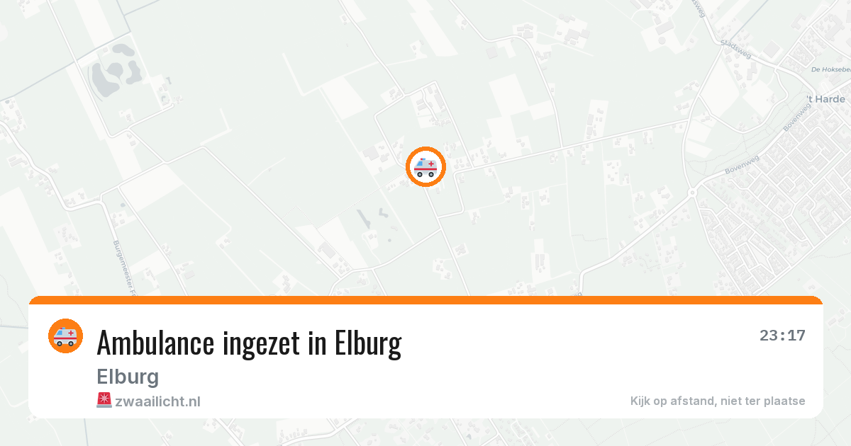 Ambulance ingezet in Elburg — 12 aug 2026