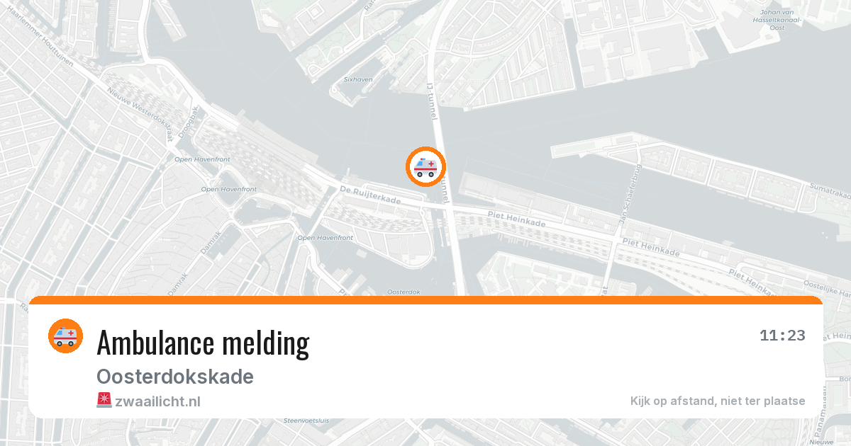 Ambulance melding — 20 apr 2026