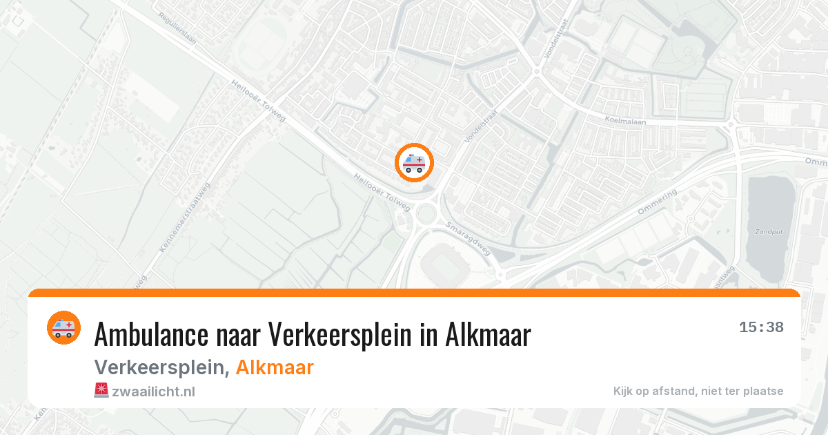 Ambulance naar Verkeersplein in Alkmaar — 5 mrt 2026