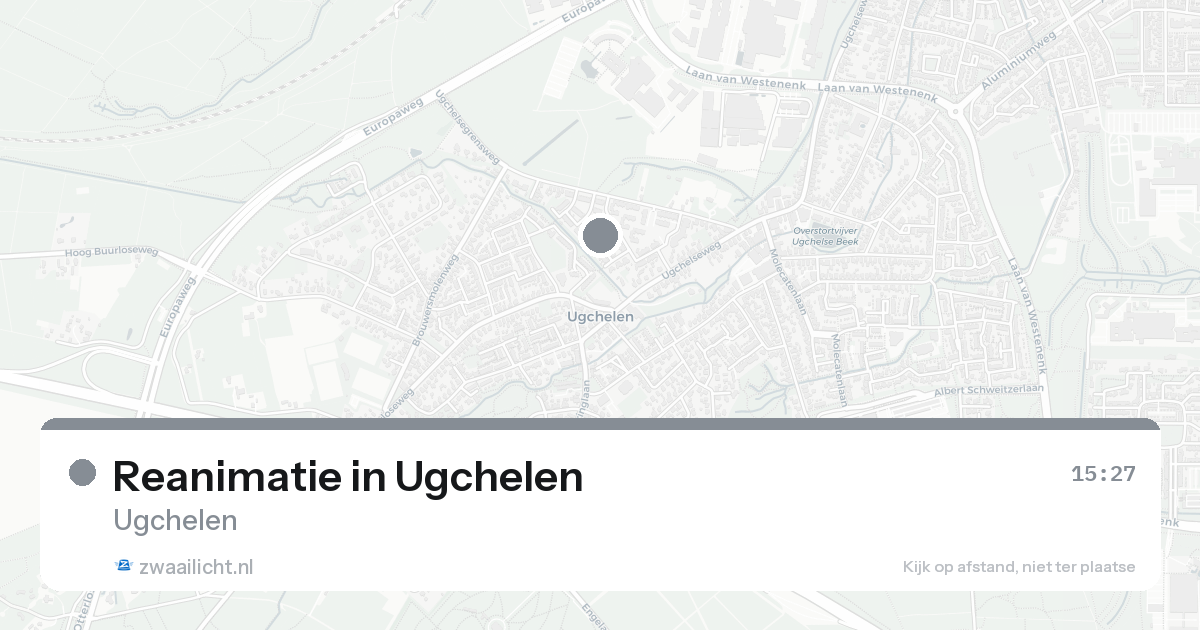 Reanimatie in Ugchelen — 31 jan 2026