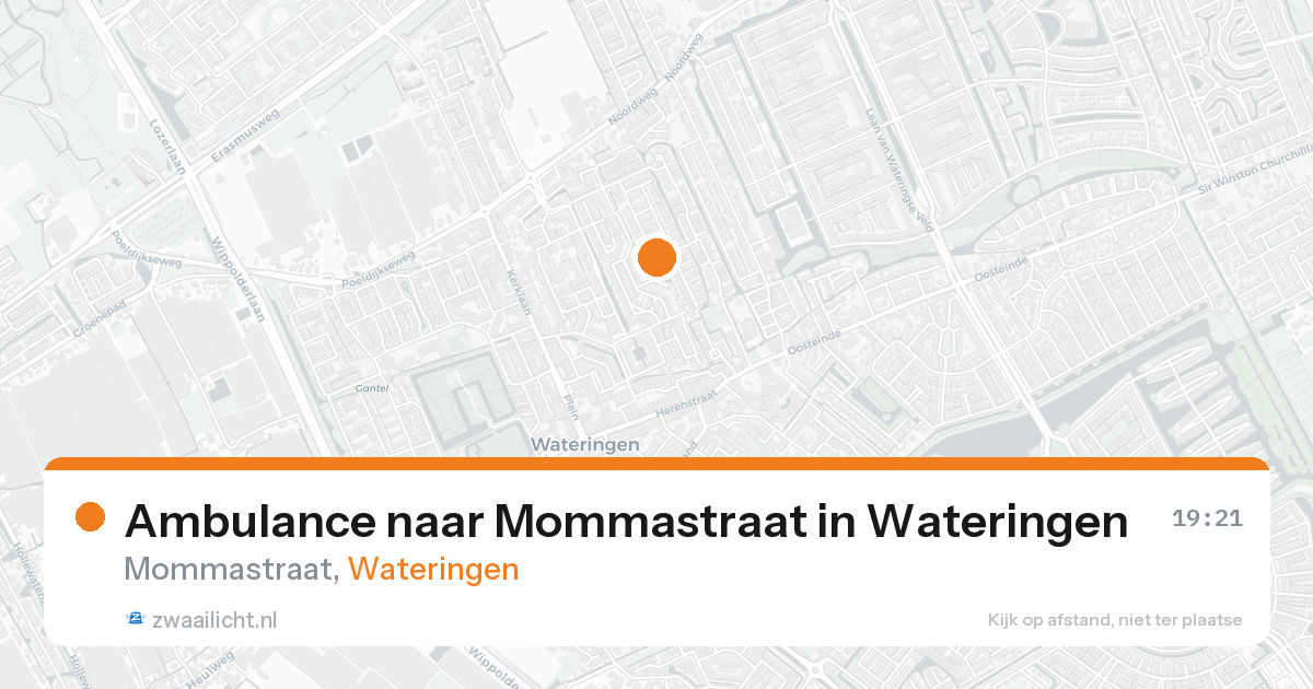 Ambulance naar Mommastraat in Wateringen — 15 aug 2026