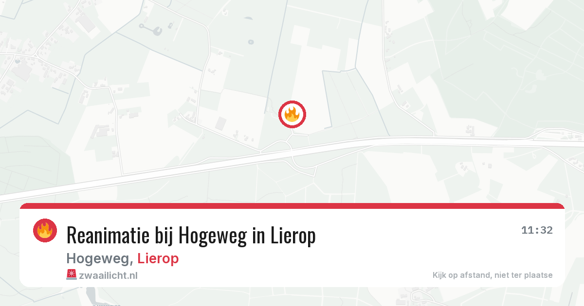 Reanimatie bij Hogeweg in Lierop — 26 feb 2026