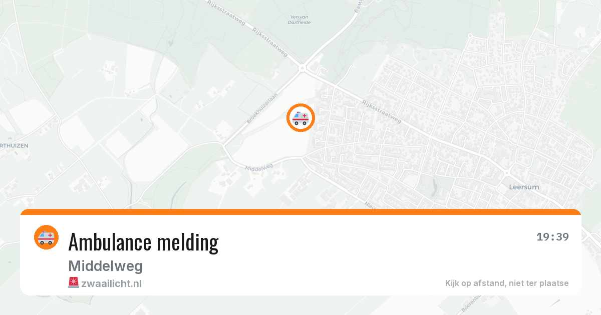 Ambulance melding — 28 jun 2026