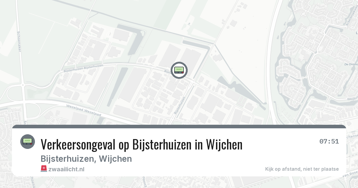 Verkeersongeval op Bijsterhuizen in Wijchen — 28 mei 2026