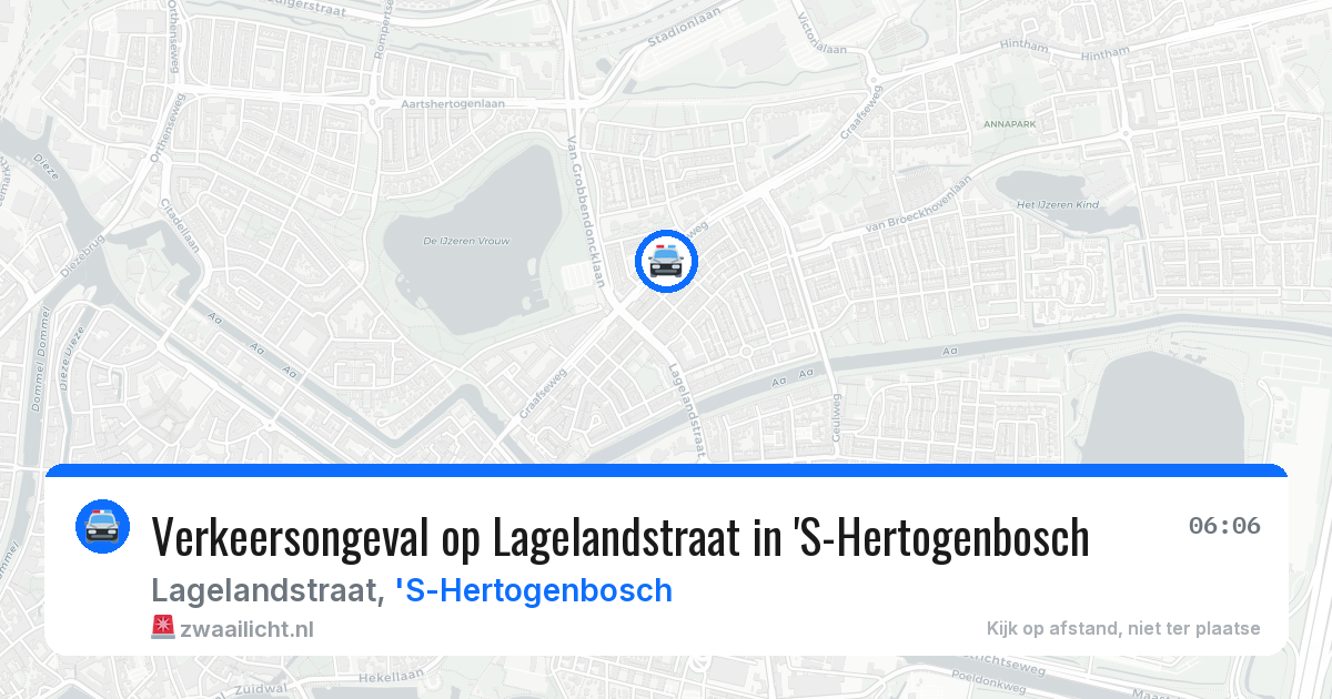 Verkeersongeval op Lagelandstraat in 'S-Hertogenbosch — 30 apr 2026