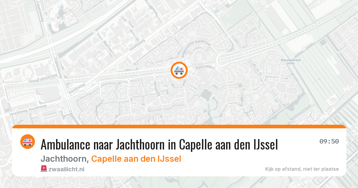 Ambulance naar Jachthoorn in Capelle aan den IJssel — 17 jun 2026