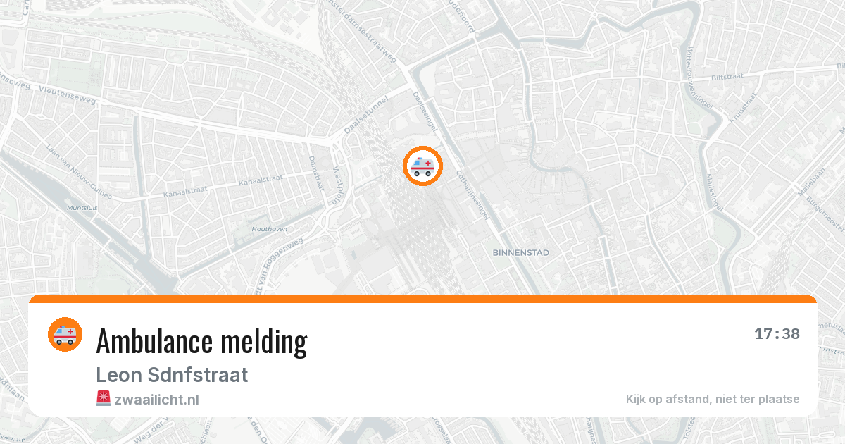Ambulance melding — 1 jul 2026
