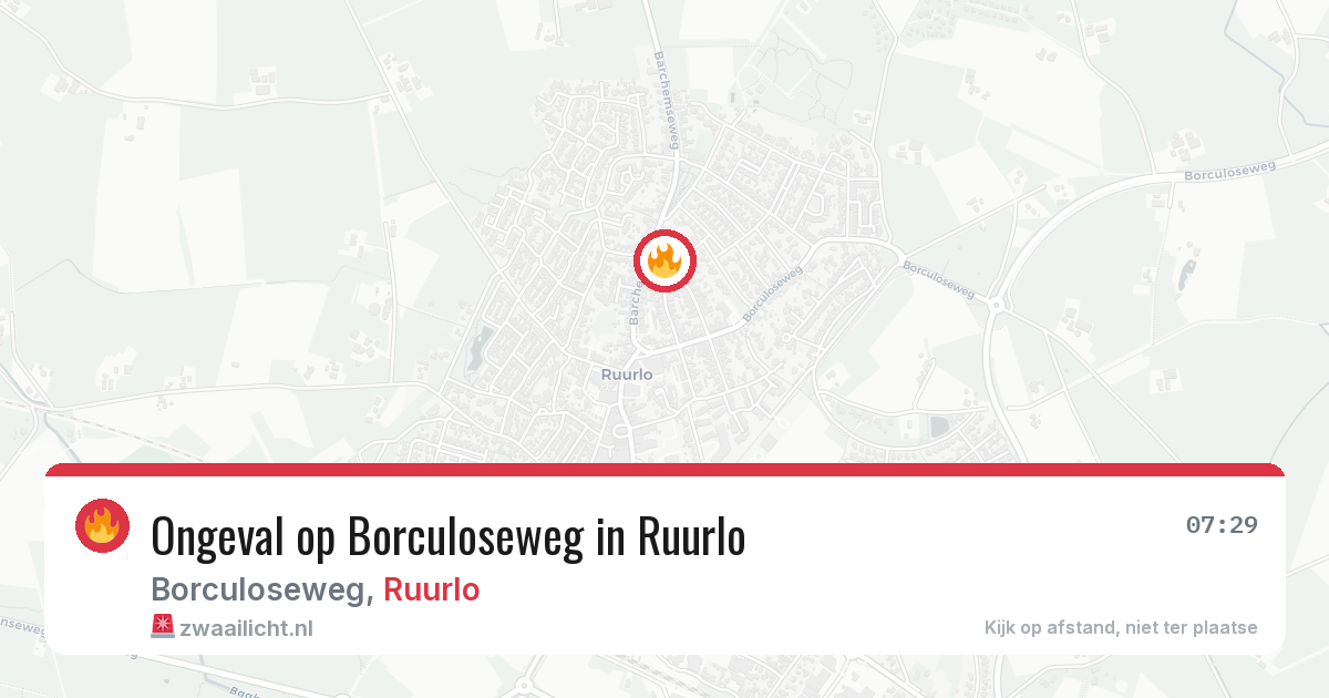 Ongeval op Borculoseweg in Ruurlo — 20 mei 2026