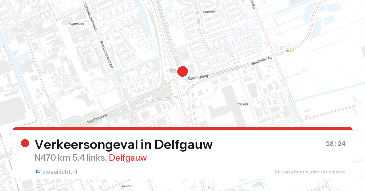 Verkeersongeval in Delfgauw — 27 aug 2026
