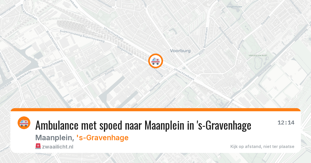 Ambulance met spoed naar Maanplein in 's-Gravenhage — 20 jan 2026