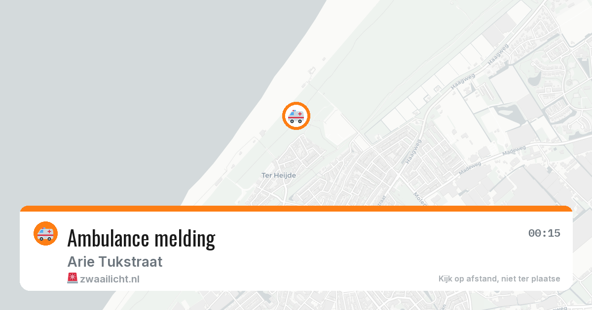 Ambulance melding — 18 mei 2026
