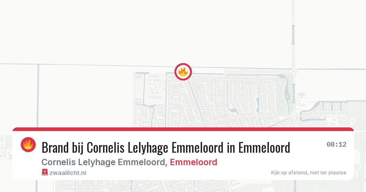 Brand bij Cornelis Lelyhage Emmeloord in Emmeloord — 24 jun 2026