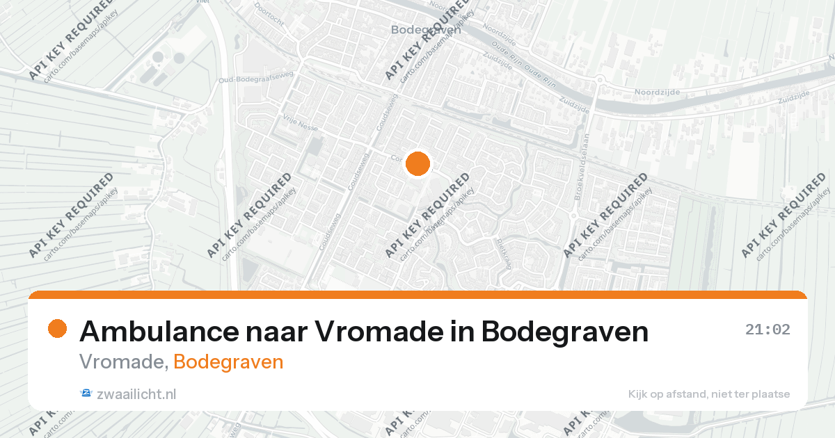 Ambulance naar Vromade in Bodegraven — 28 jun 2026