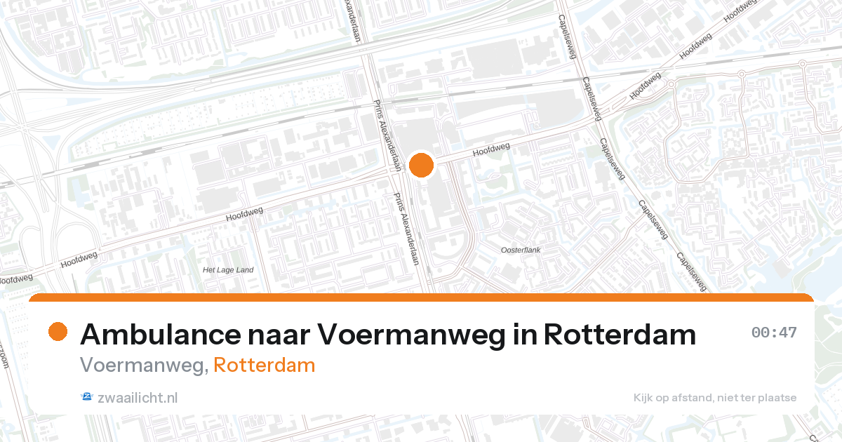 Ambulance naar Voermanweg in Rotterdam — 31 jan 2026