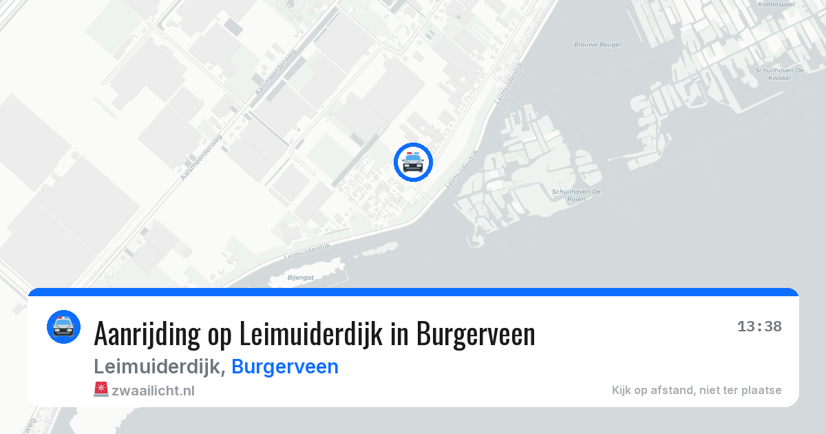 Aanrijding op Leimuiderdijk in Burgerveen — 20 jun 2026