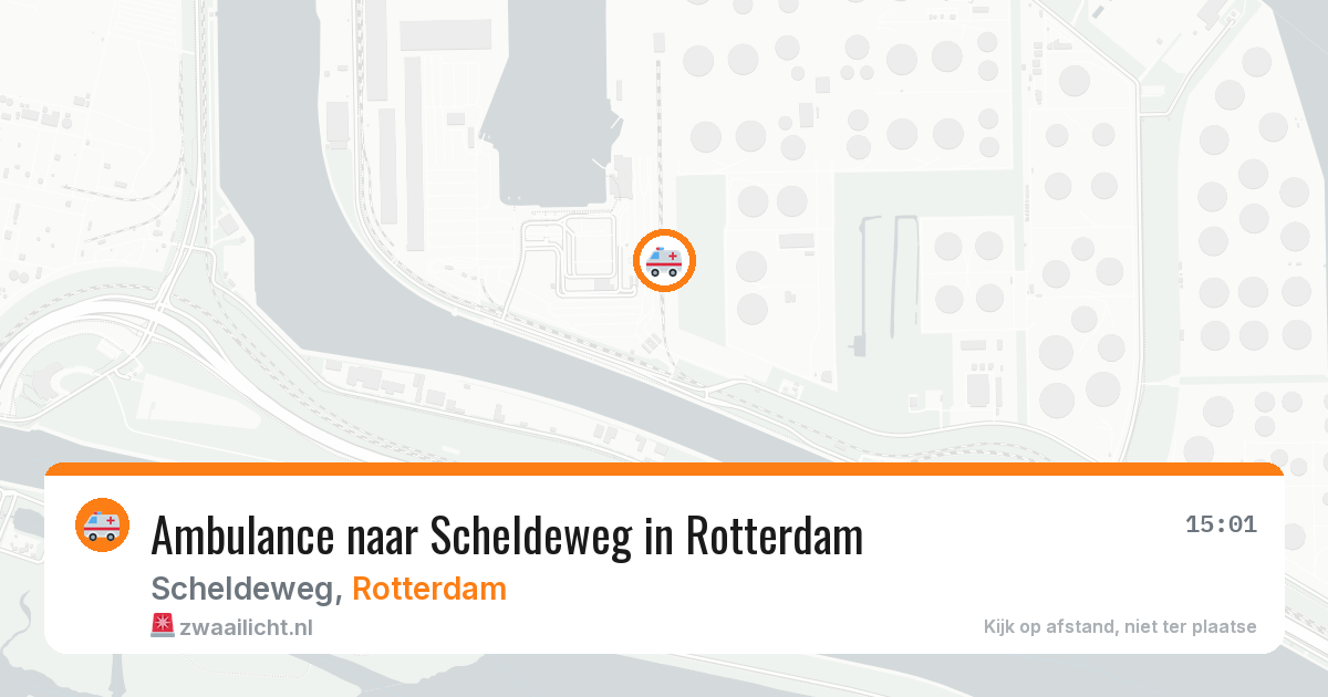 Ambulance naar Scheldeweg in Rotterdam — 26 jul 2026