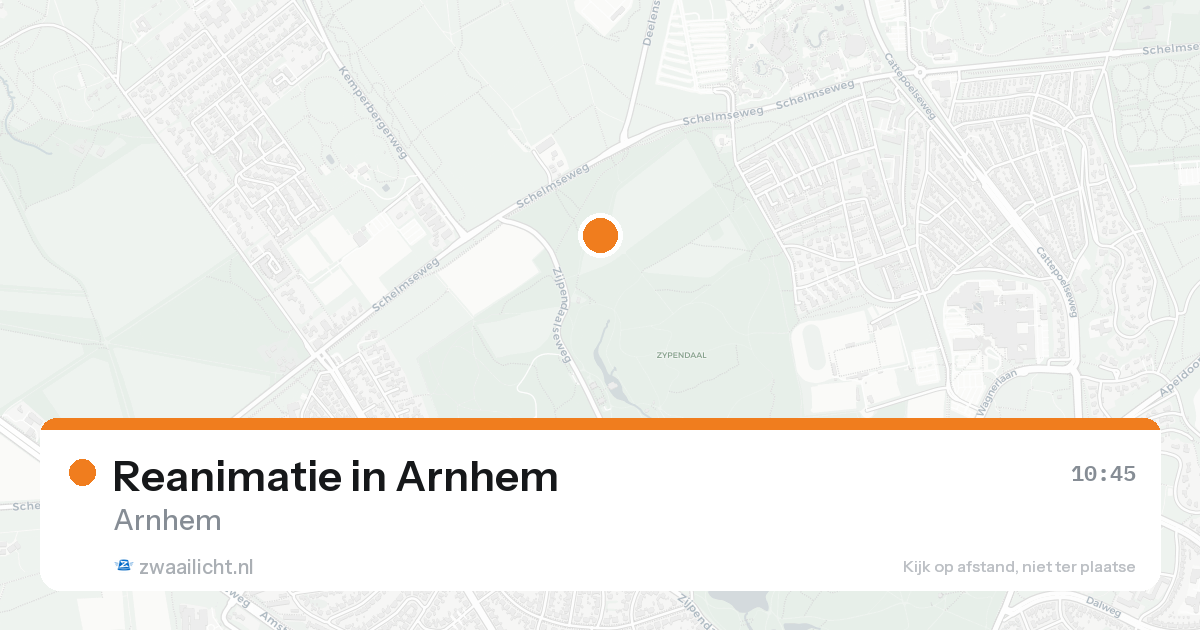 Reanimatie in Arnhem — 20 aug 2026