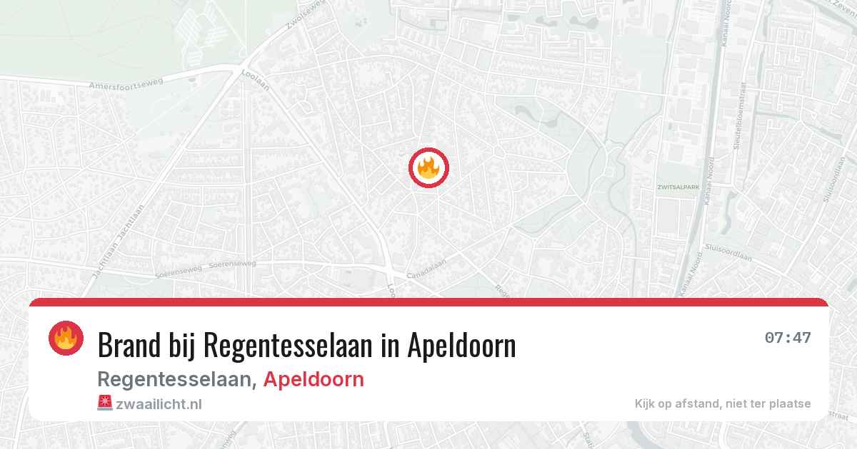 Brand bij Regentesselaan in Apeldoorn — 23 jun 2026