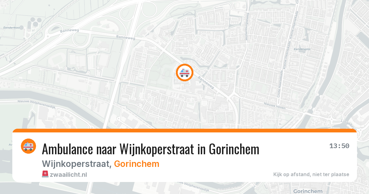 Ambulance naar Wijnkoperstraat in Gorinchem — 2 apr 2026