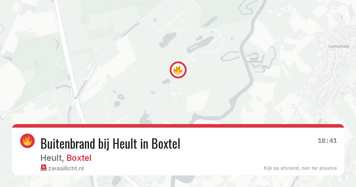 Buitenbrand bij Heult in Boxtel — 6 aug 2026