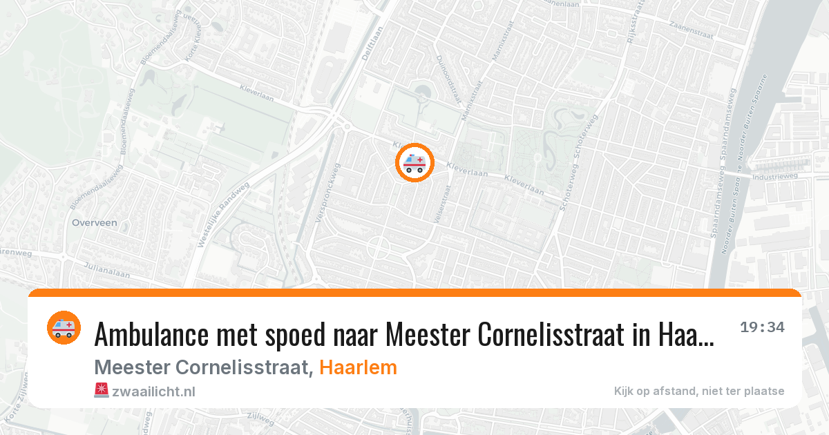 Ambulance met spoed naar Meester Cornelisstraat in Haarlem — 28 jan 2026