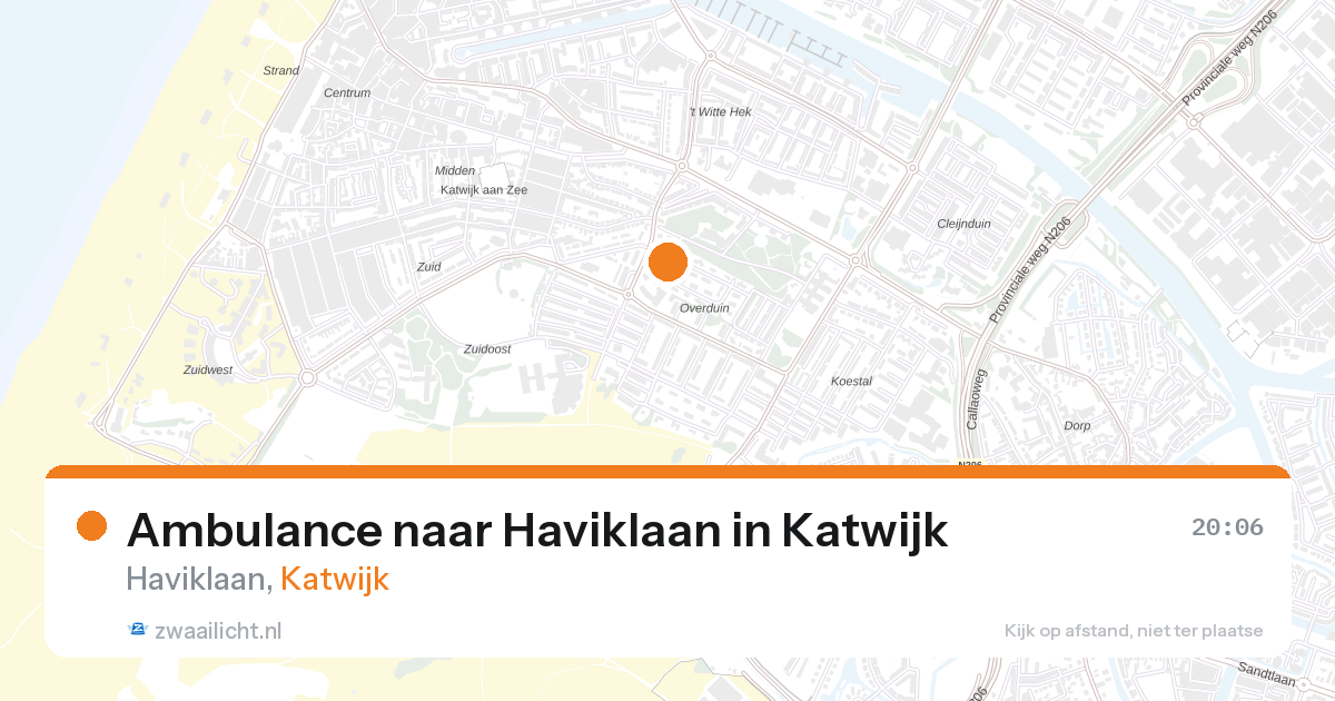 Ambulance naar Haviklaan in Katwijk — 27 apr 2026