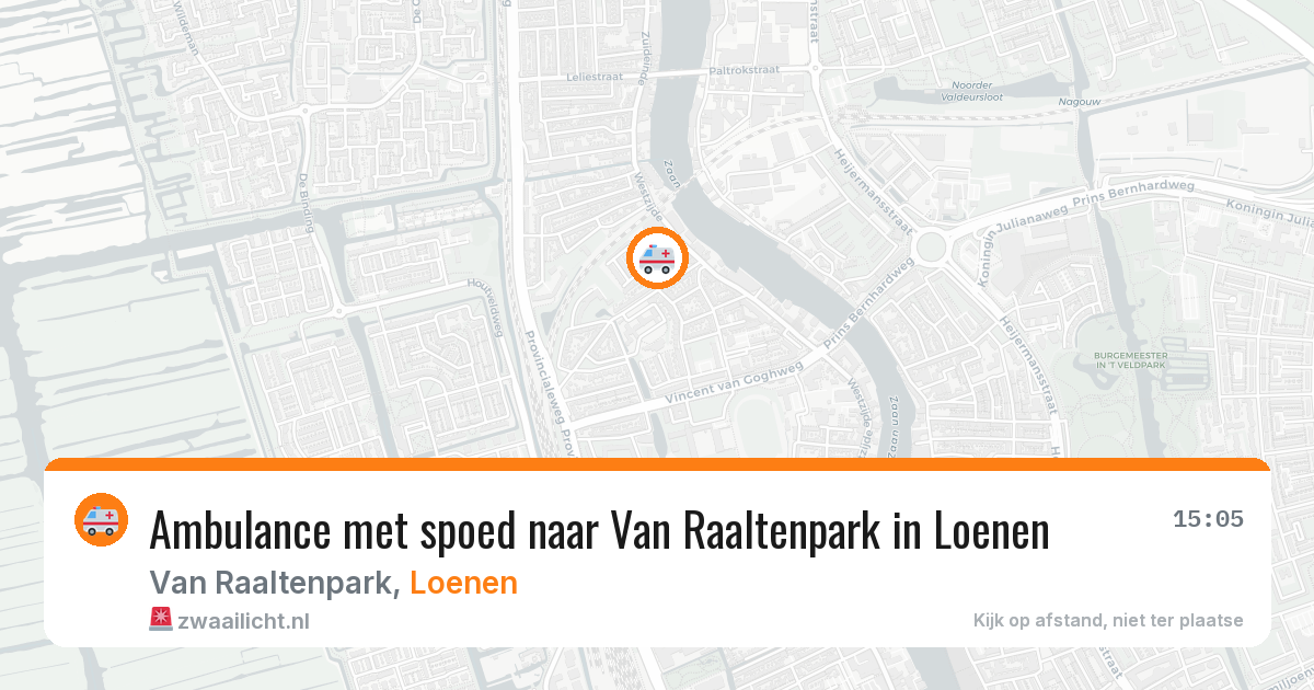 Ambulance met spoed naar Van Raaltenpark in Loenen — 19 jan 2026