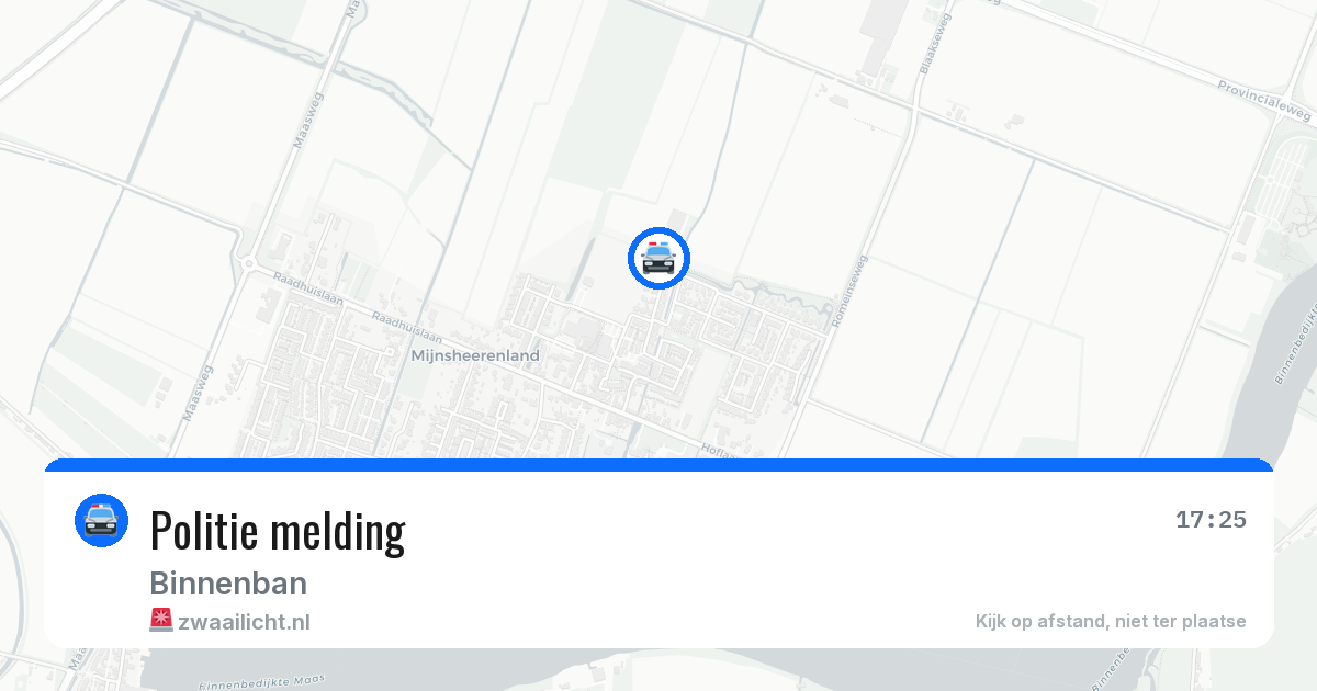 Politie melding — 18 jun 2026
