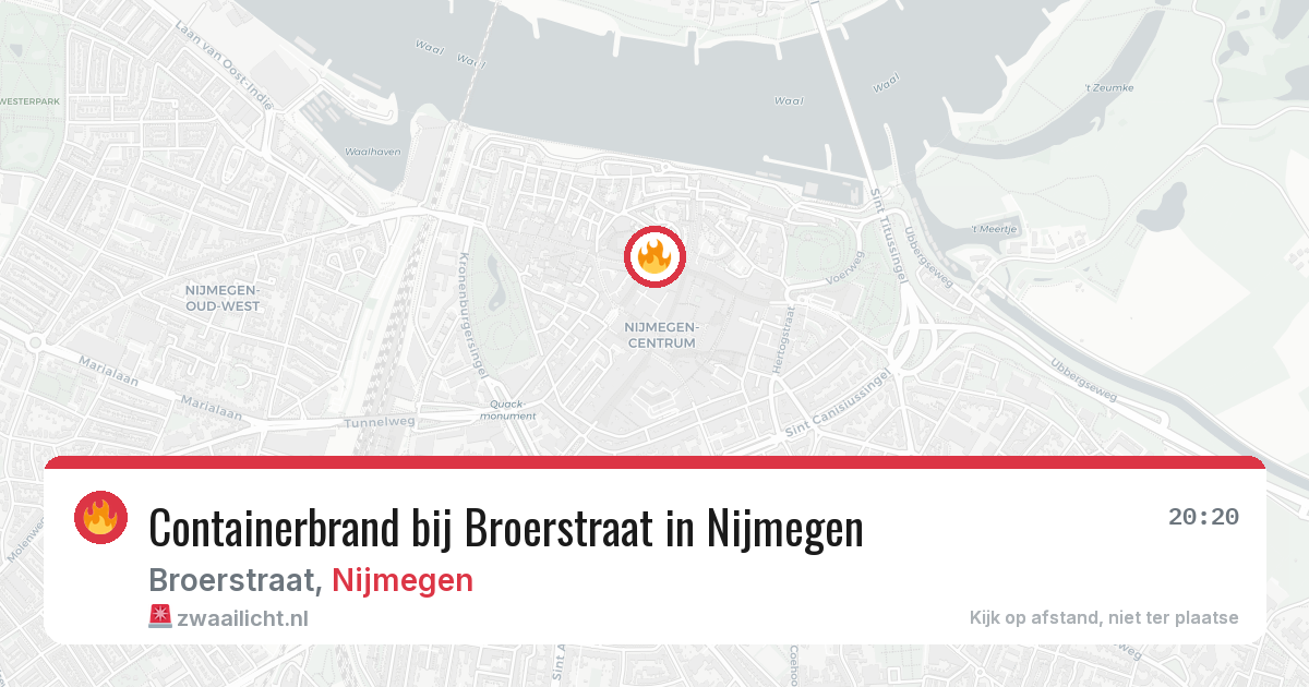 Containerbrand bij Broerstraat in Nijmegen — 10 jun 2026