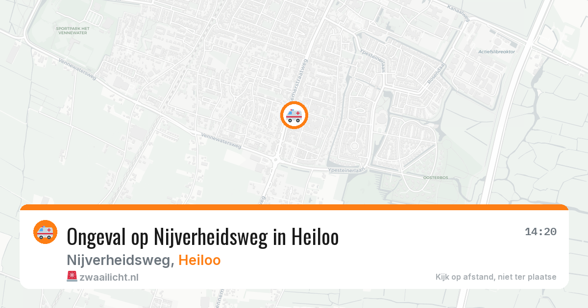 Ongeval op Nijverheidsweg in Heiloo — 25 apr 2026