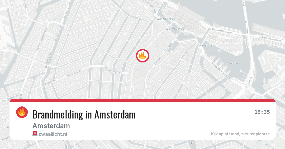 Brandmelding in Amsterdam — 6 mei 2026