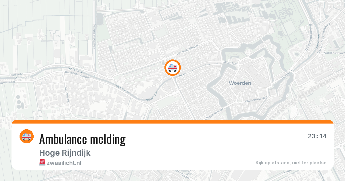 Ambulance melding — 1 feb 2026