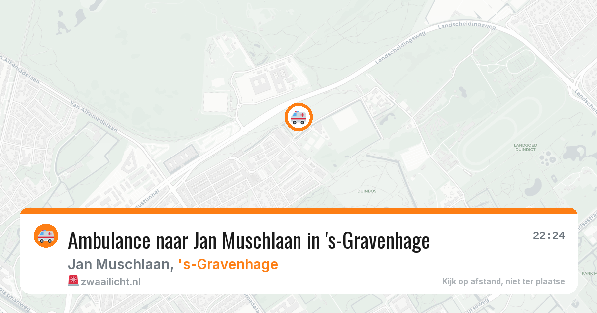 Ambulance naar Jan Muschlaan in 's-Gravenhage — 5 mei 2026