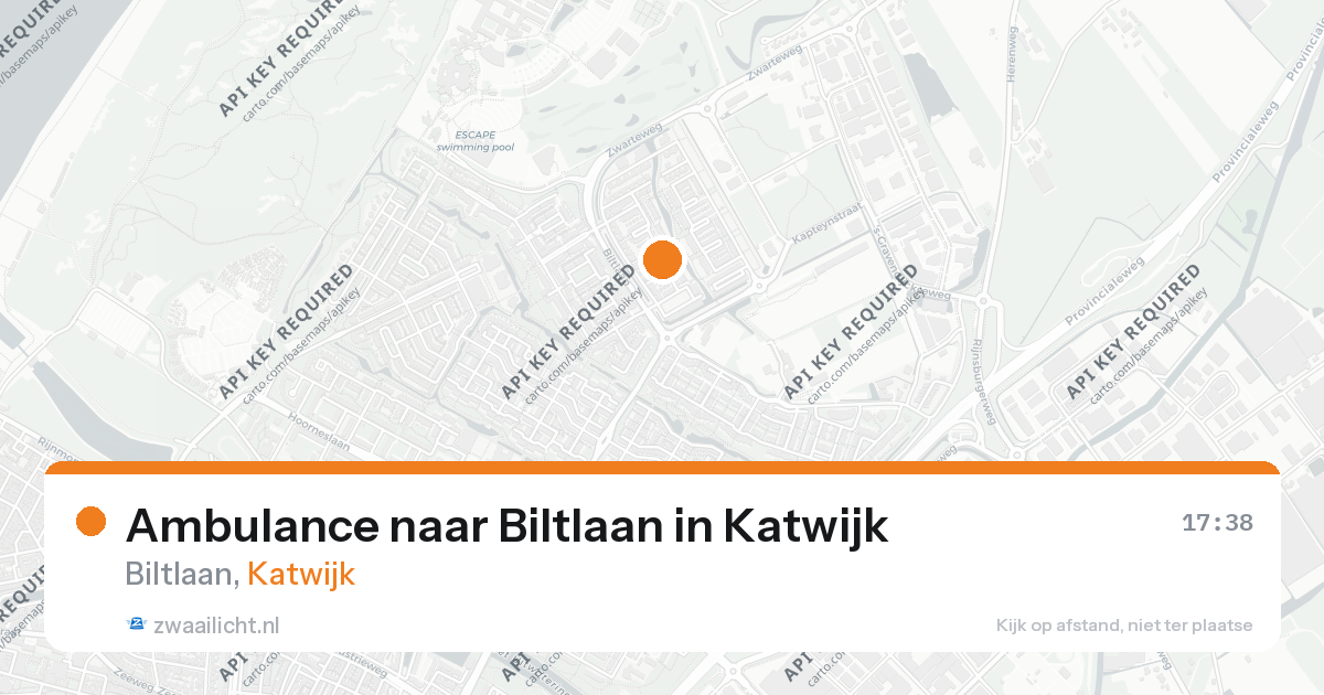 Ambulance naar Biltlaan in Katwijk — 23 jul 2026