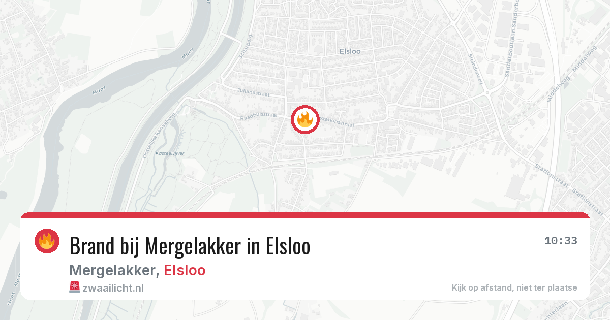 Brand bij Mergelakker in Elsloo — 22 jun 2026