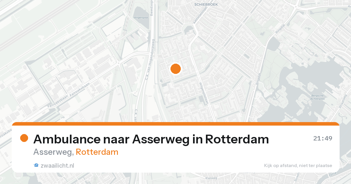 Ambulance naar Asserweg in Rotterdam — 17 aug 2026