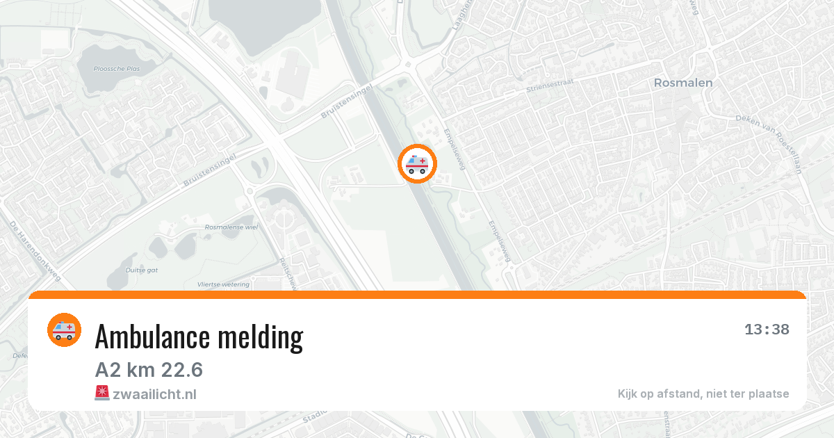 Ambulance melding — 6 apr 2026