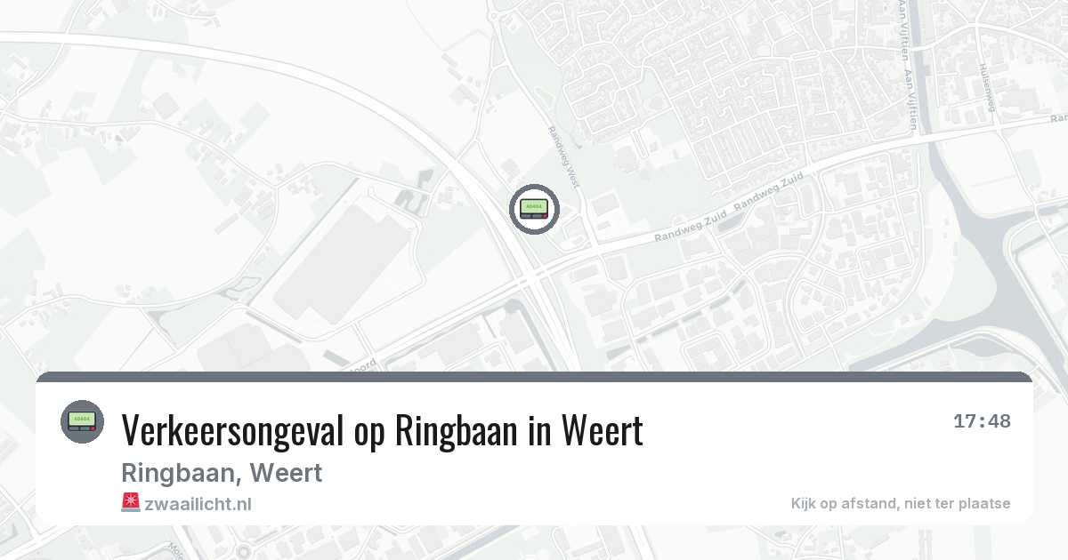 Verkeersongeval op Ringbaan in Weert — 25 feb 2026